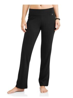 Danskin Black Straight-Leg Yoga Pants